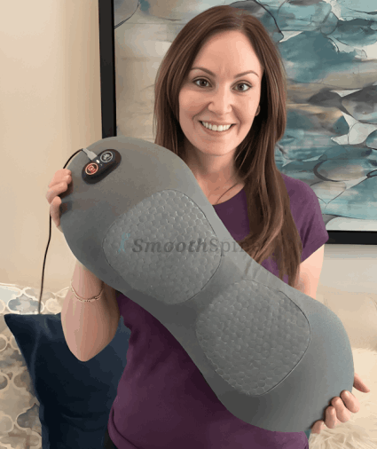SmoothSpine Massager user Karen M.  ~California, USA