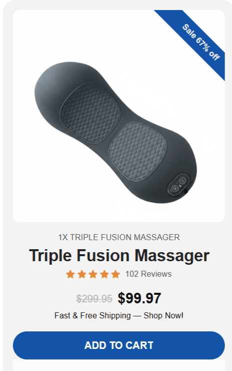 SmoothSpine Massager offer price 